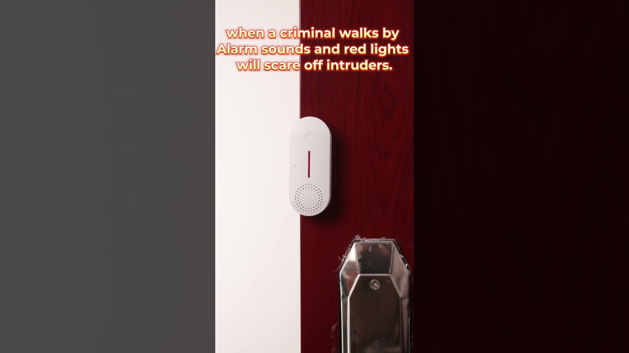 Tuya smart home WiFi door magnetic window sensor detector sound and light APP voice timing alarm