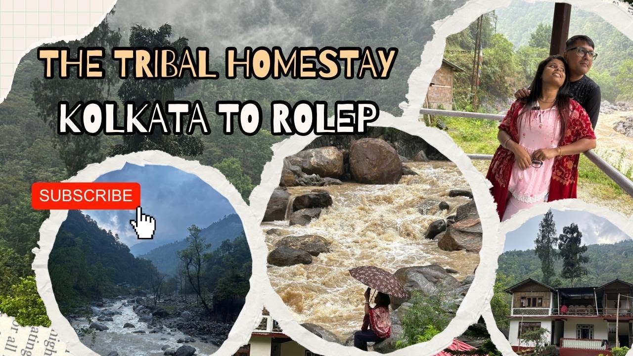 Journey started from Kolkata to Rolep Tribal Homestay. Best in Rolep👍🏻