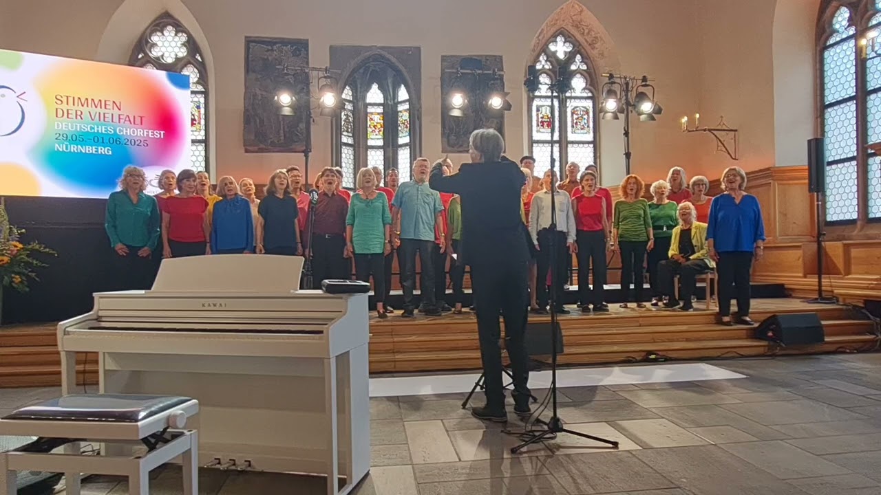 Chorfest Nürnberg 31. Mai 2025, Auftritt Chor Auftakt