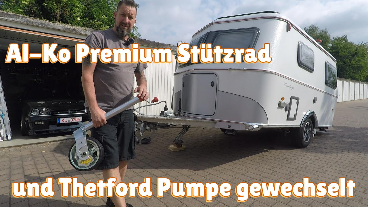 Neues Stützrad, neue Toiletten Pumpe | Al-ko | Thetford
