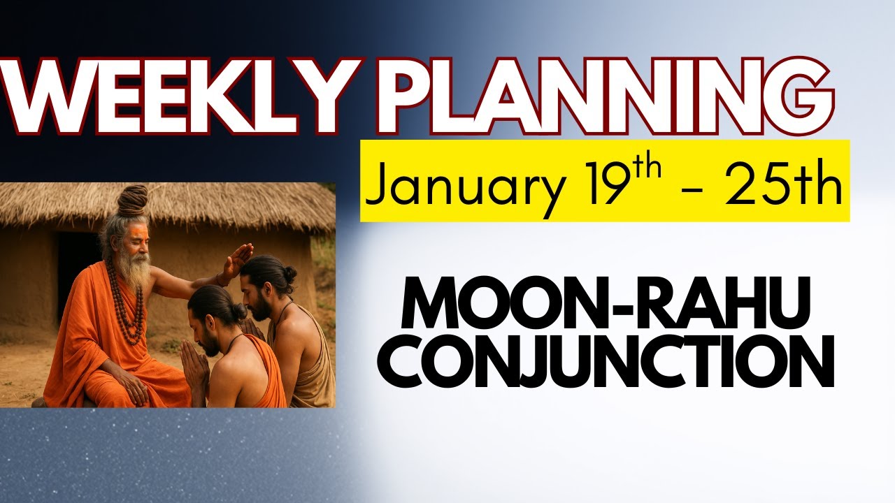 WEEKLY PLANNING - (Jan 19th - 25th) - Moon Rahu Conjunction - All Signs  @GISTTClips ​