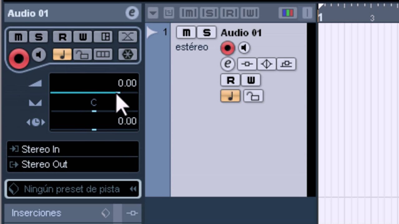 Tutorial Cubase 5 - 01 Primeros Pasos