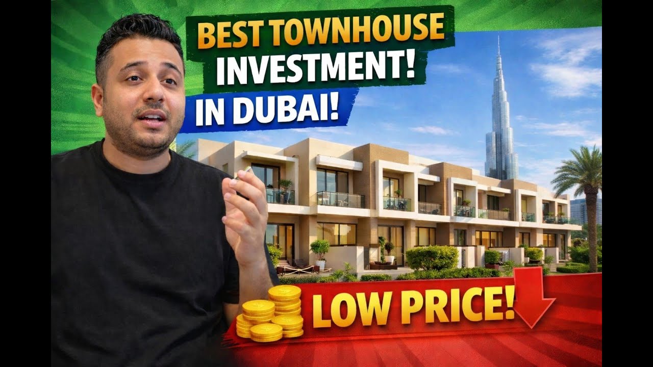 Best Townhouse Investment in Dubai | High ROI & Below-Market Price Opportunity