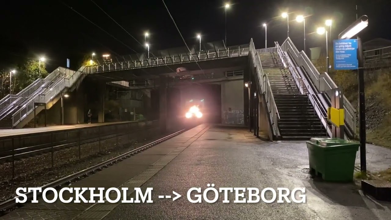 Svenska t&aring;g del 46 | Swedish Trains part 46 - T&aring;g i M&ouml;lnbo filmat med @Trainspotter-sweden