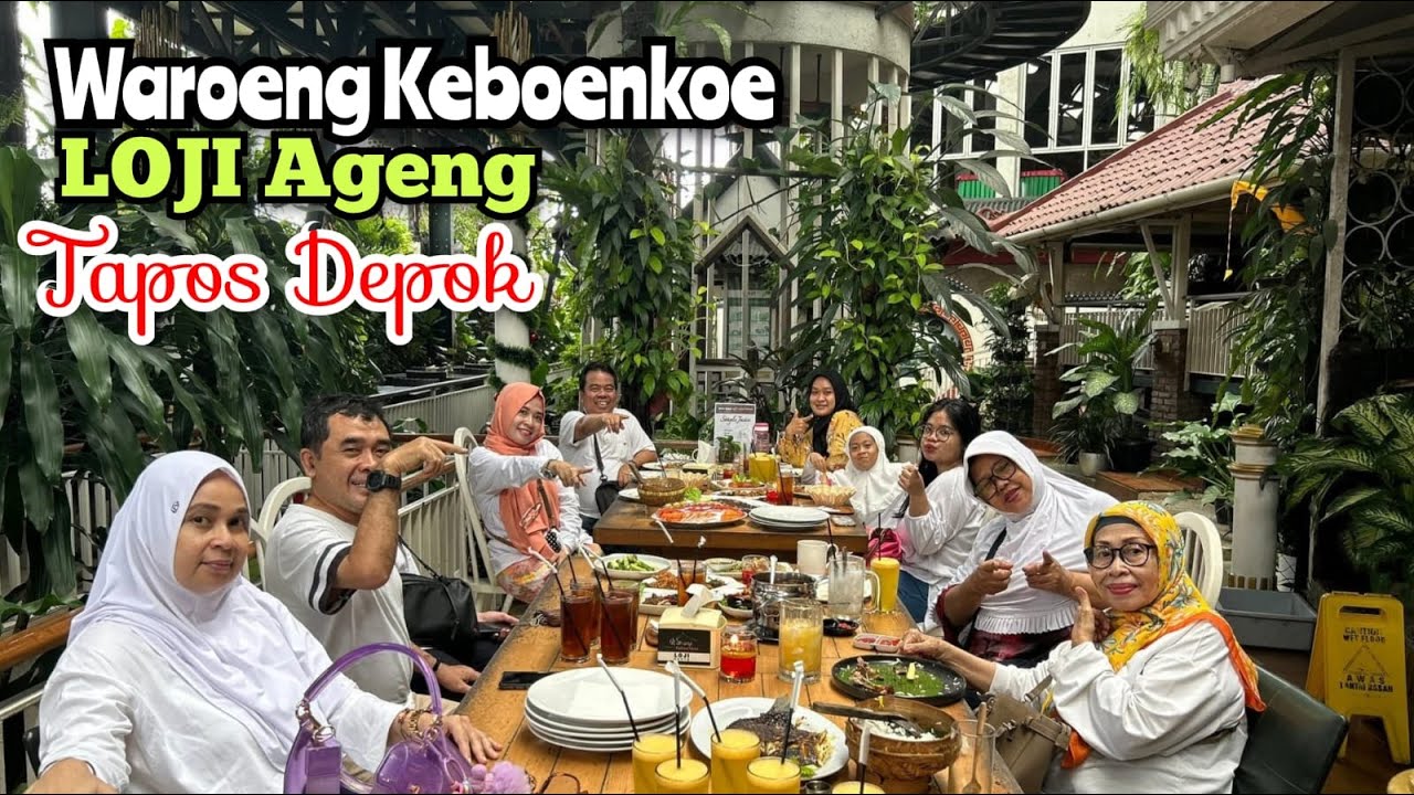 WAROENG KEBOENKOE TAPOS DEPOK ❗❗ BERASA DI TENGAH KEBUN BENERAN DENGAN BANGUNAN NYA YANG UNIK