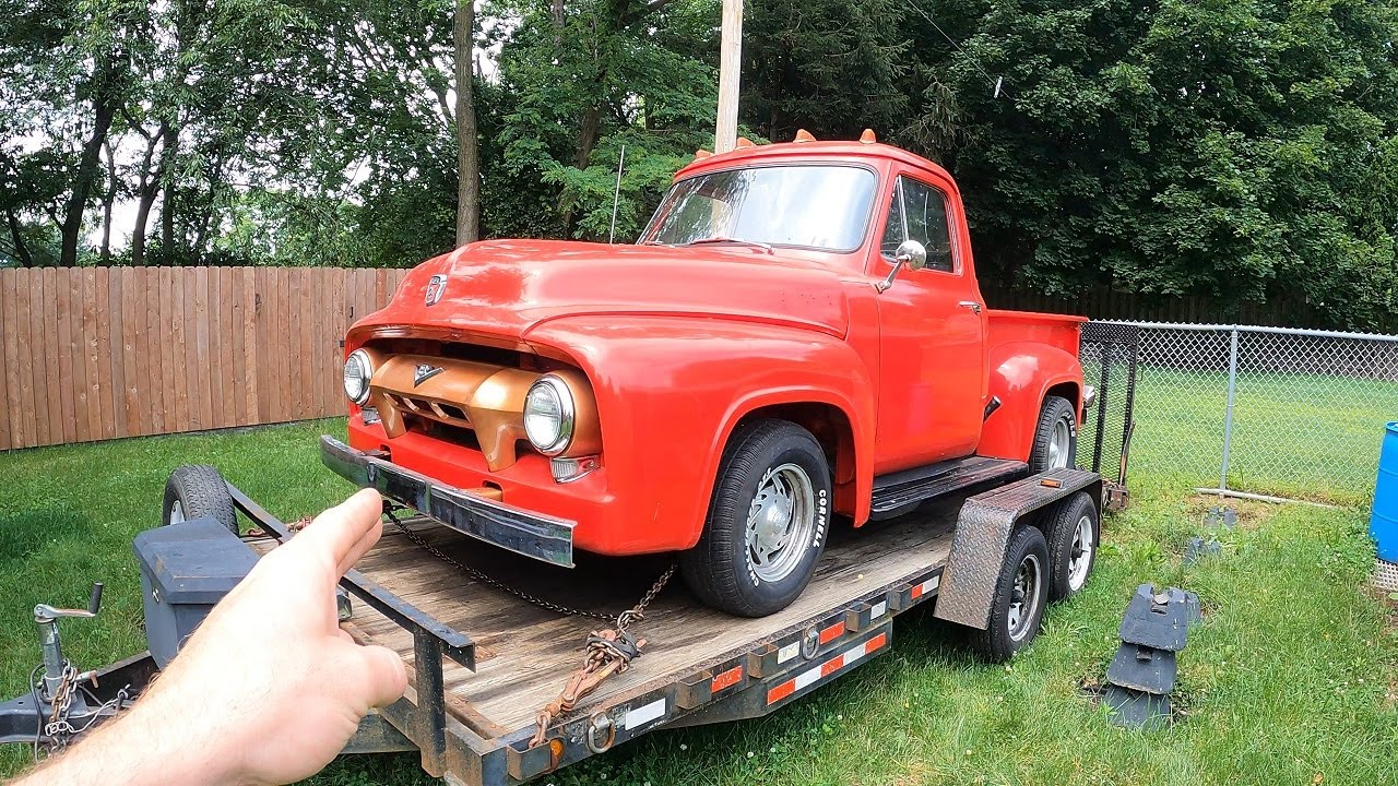 Ford F100 1954 года с Pontiac 400 — простоял 12 лет (NNKH)