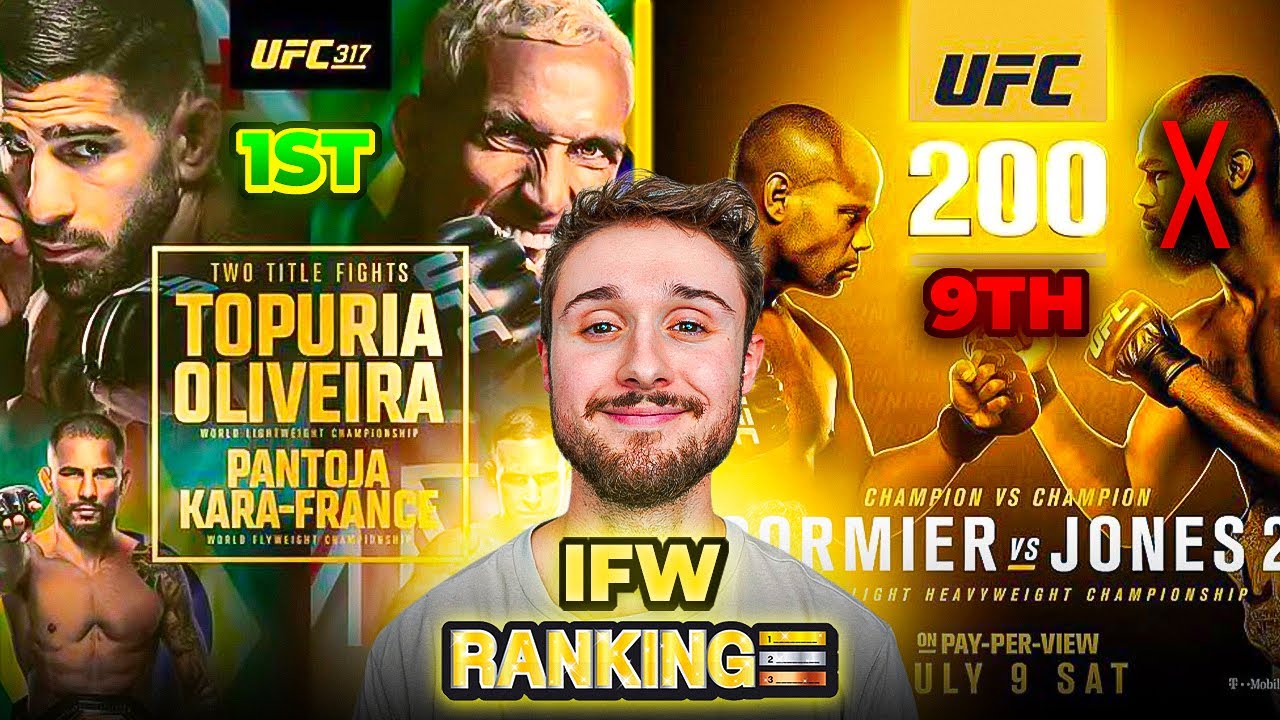 Ranking EVERY International Fight Week Card In UFC History!