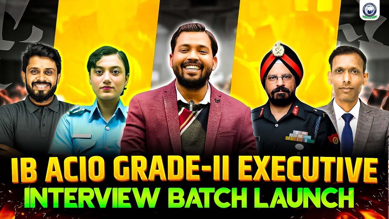 IB ACIO GRADE-II EXECUTIVE Interview Batch 🎯🚨 New Batch Announcement by Khan Sir & KGS Team | KGS
