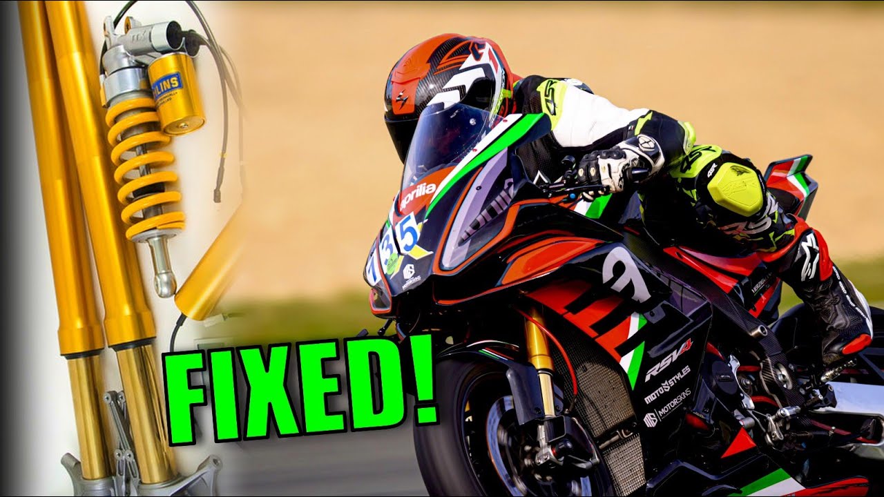 SUSPENSION + GEOMETRY fix for APRILIA RSV4 1100 Factory 21-24 / Tim Berger