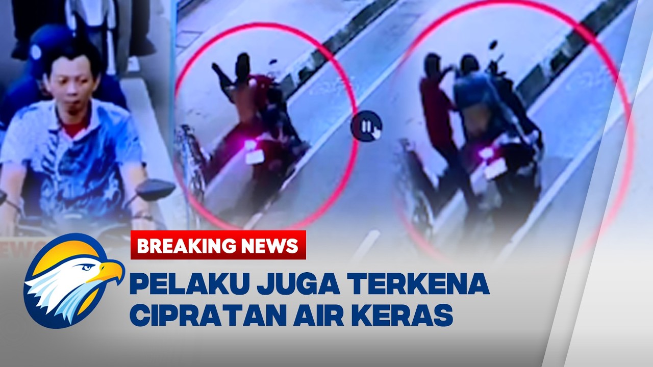 BREAKING NEWS - Pelaku Penyiram Air Keras Sempat Ikut Terkena Cipratan