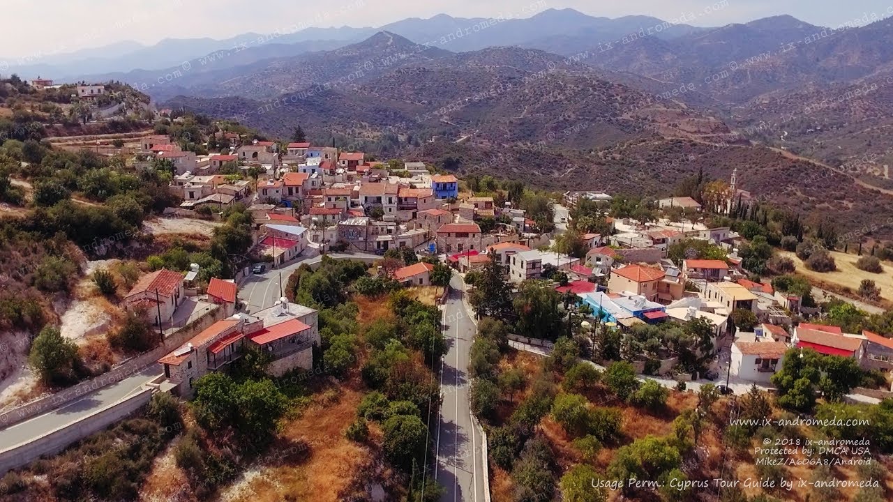 Vavla Village (Cyprus aerial video)