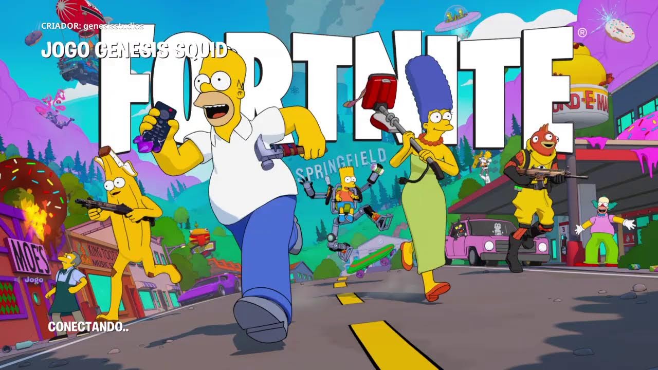 Fortnite chapter 6, season 5, ( Mini Season 2 ), starting with The Simpsons mini - season, prt 11.