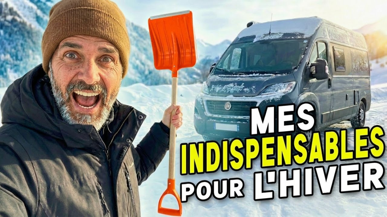 Les accessoires qui rendent l'hiver en van supportable