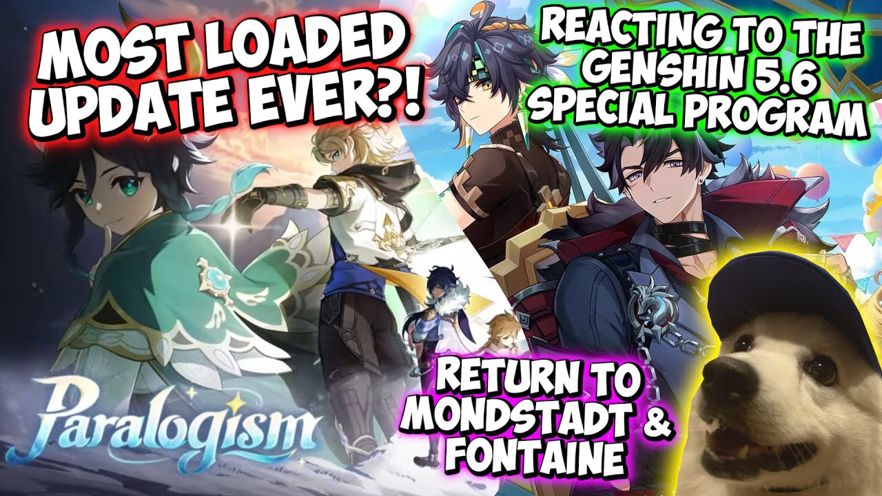 ALICE, ALBEDO, VENTI & VARKA LORE?! | Reacting to the Genshin Impact 5.6 Special Program!