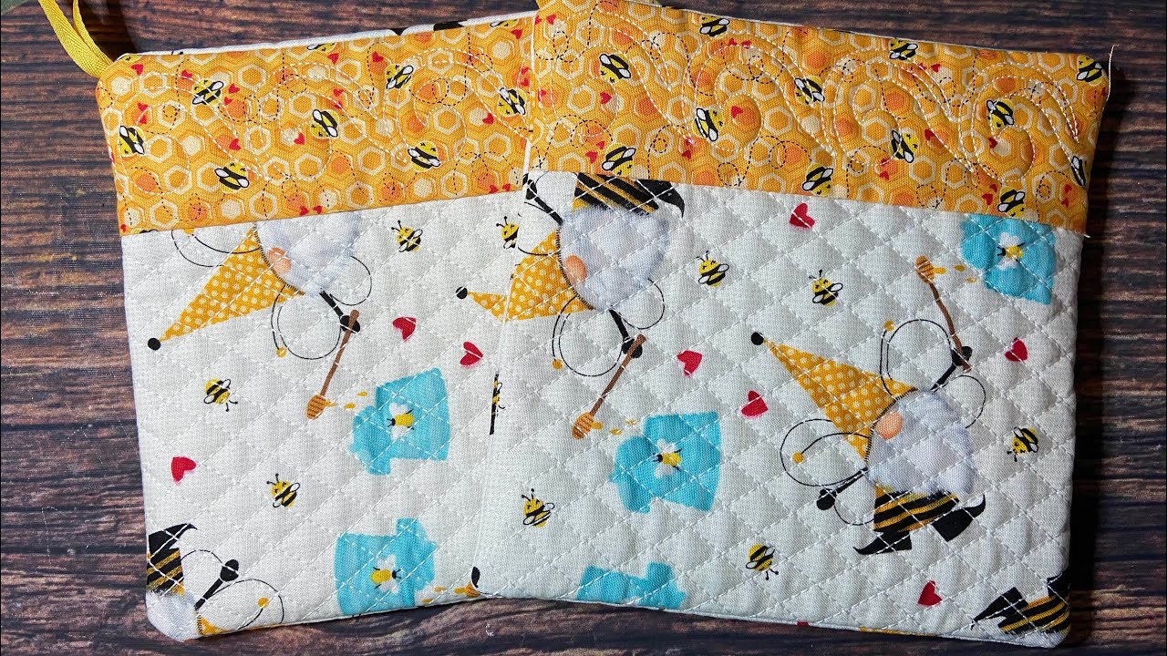 Let’s Embroider A Potholder ITH - Stitch Along With Sue - Designs by JuJu