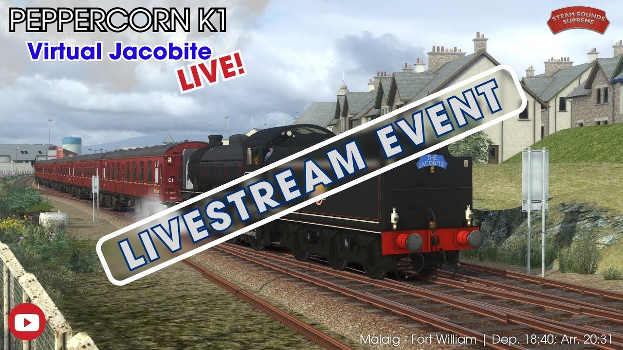 Virtual Jacobite | Pepercorn K1 62005 | Mallaig - Fort William