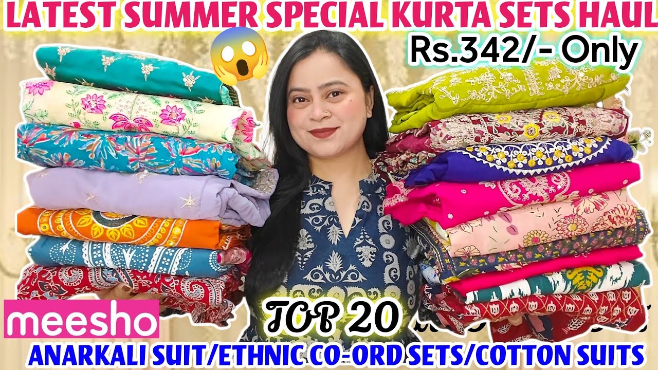 🌼Meesho Summer Special Cotton Kurta Dupatta Sets Starting Rs.352🌼Affordable & Comfortable #meesho