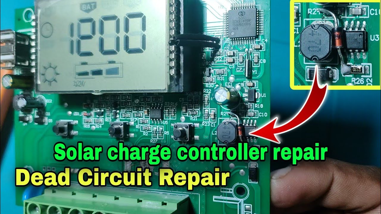 How to Trace and Solve PCB Fault || Solar charge controller repair  in Hindi/Urdu