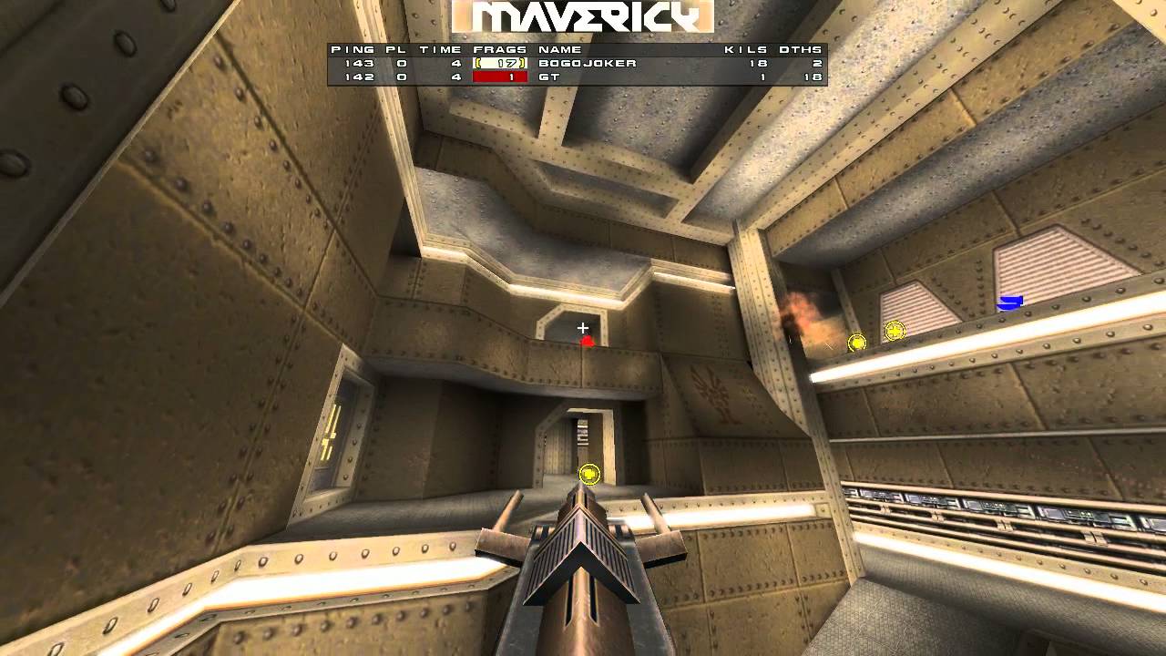 Quake 1/QuakeWorld: bogojoker vs gt - duelmania 2015 - aerowalk