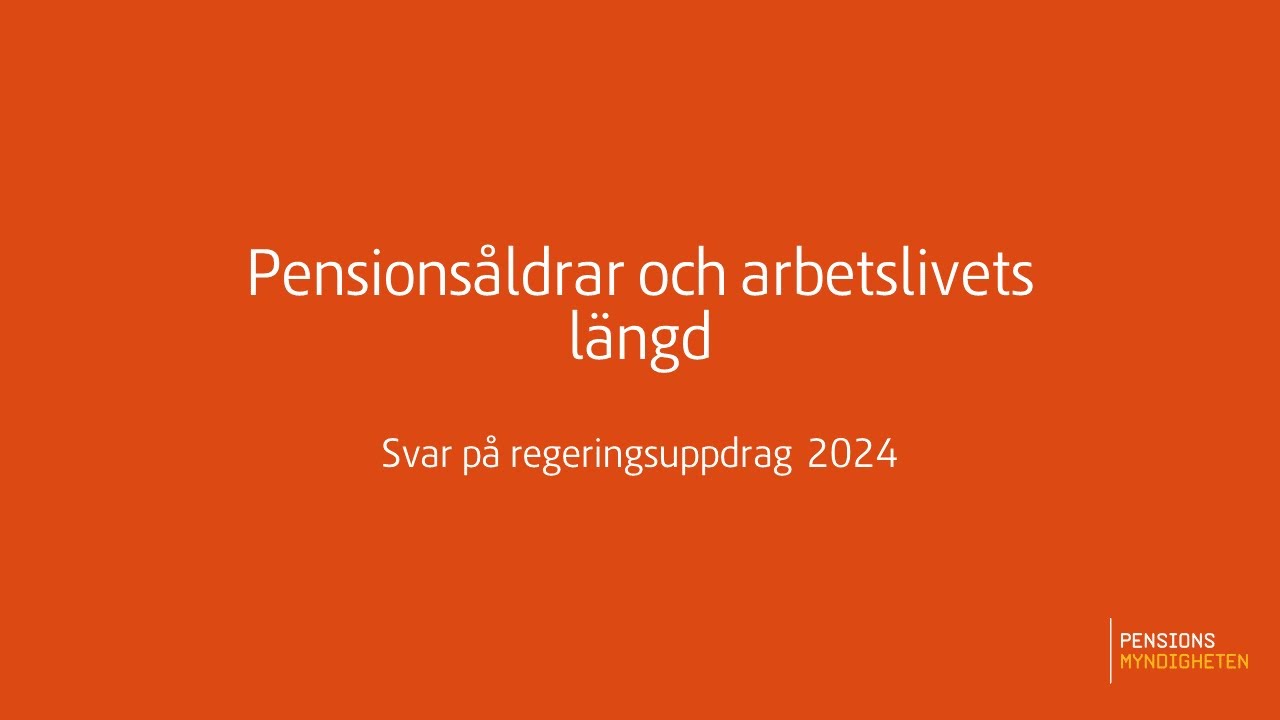De första effekterna av höjd riktålder