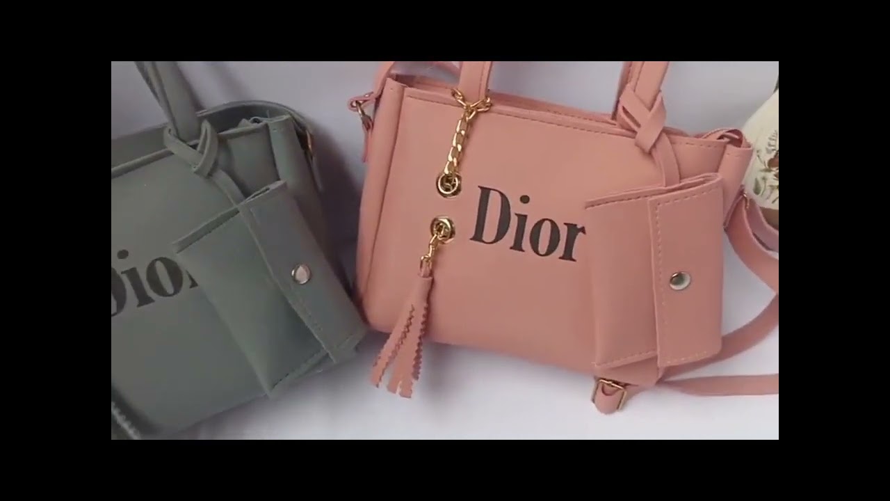 3 color beautiful bags