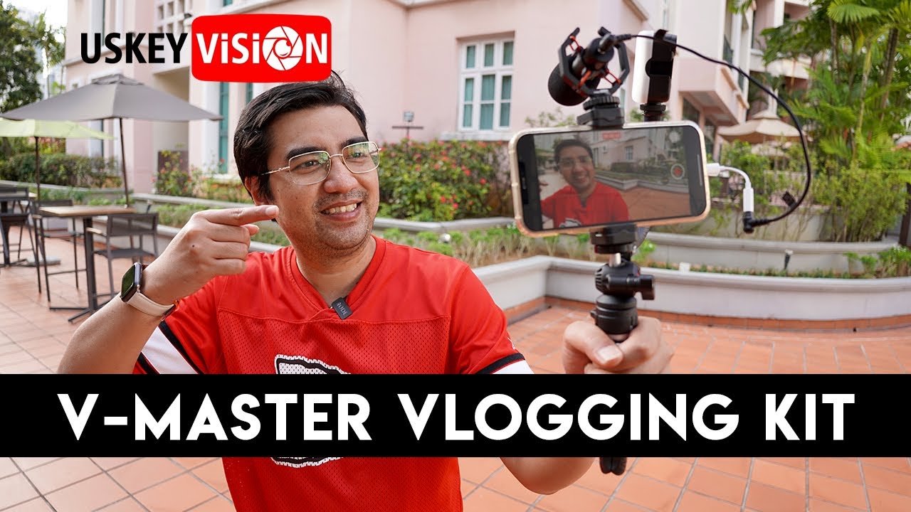 USKeyVision V-Master Kit: The Ultimate Essentials iPhone / Smartphone Vlogging Setup!
