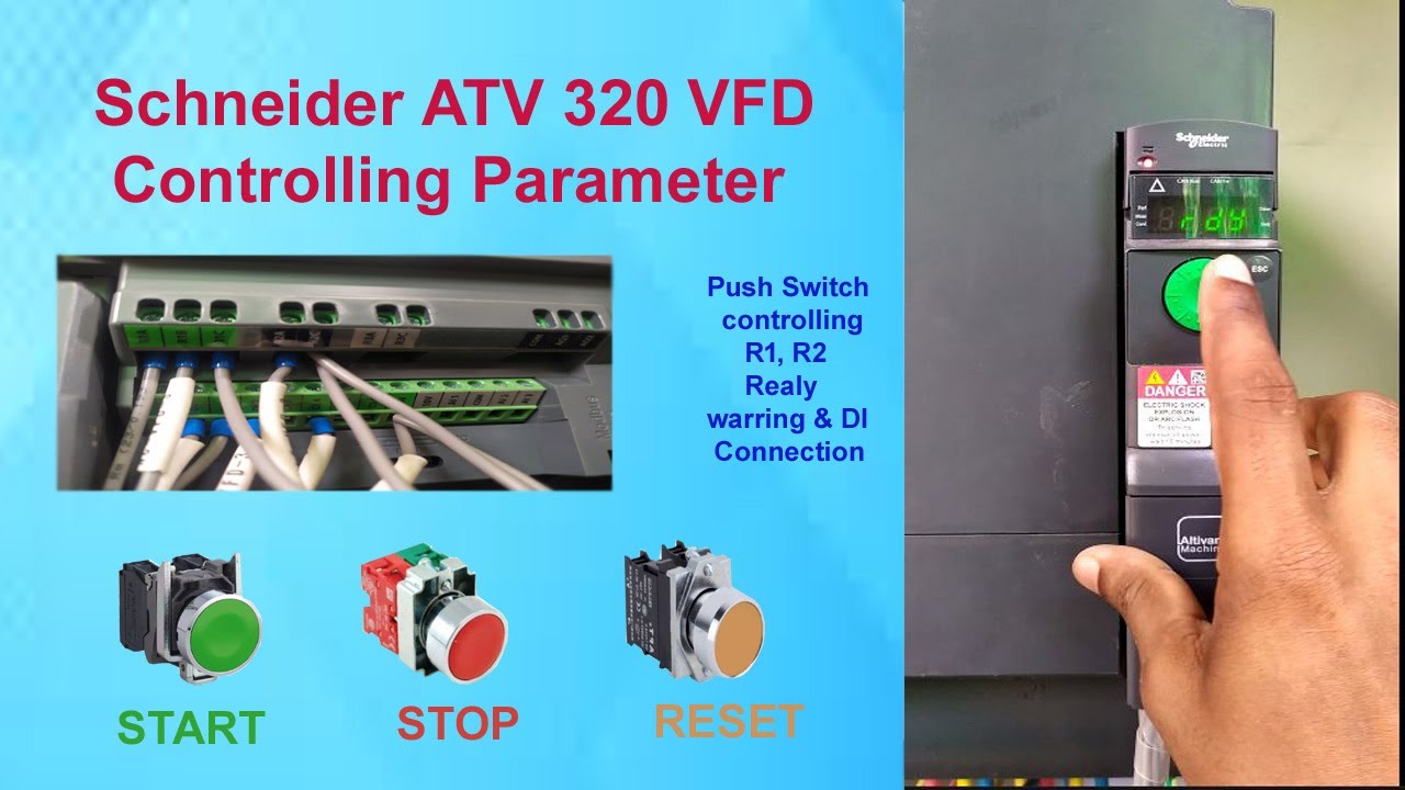Schneider Altiver 320 VFD  Controlling Basic  Parameter| ATV320 bangla