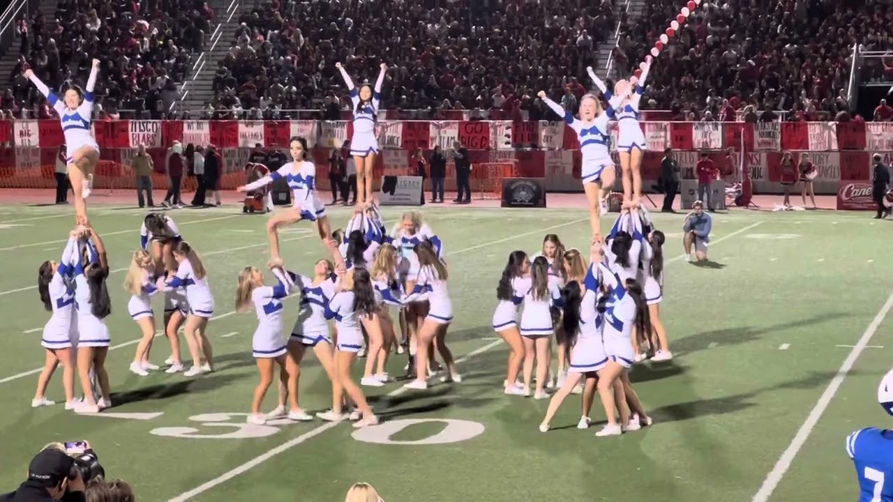 Burbank High School cheerleading Routine