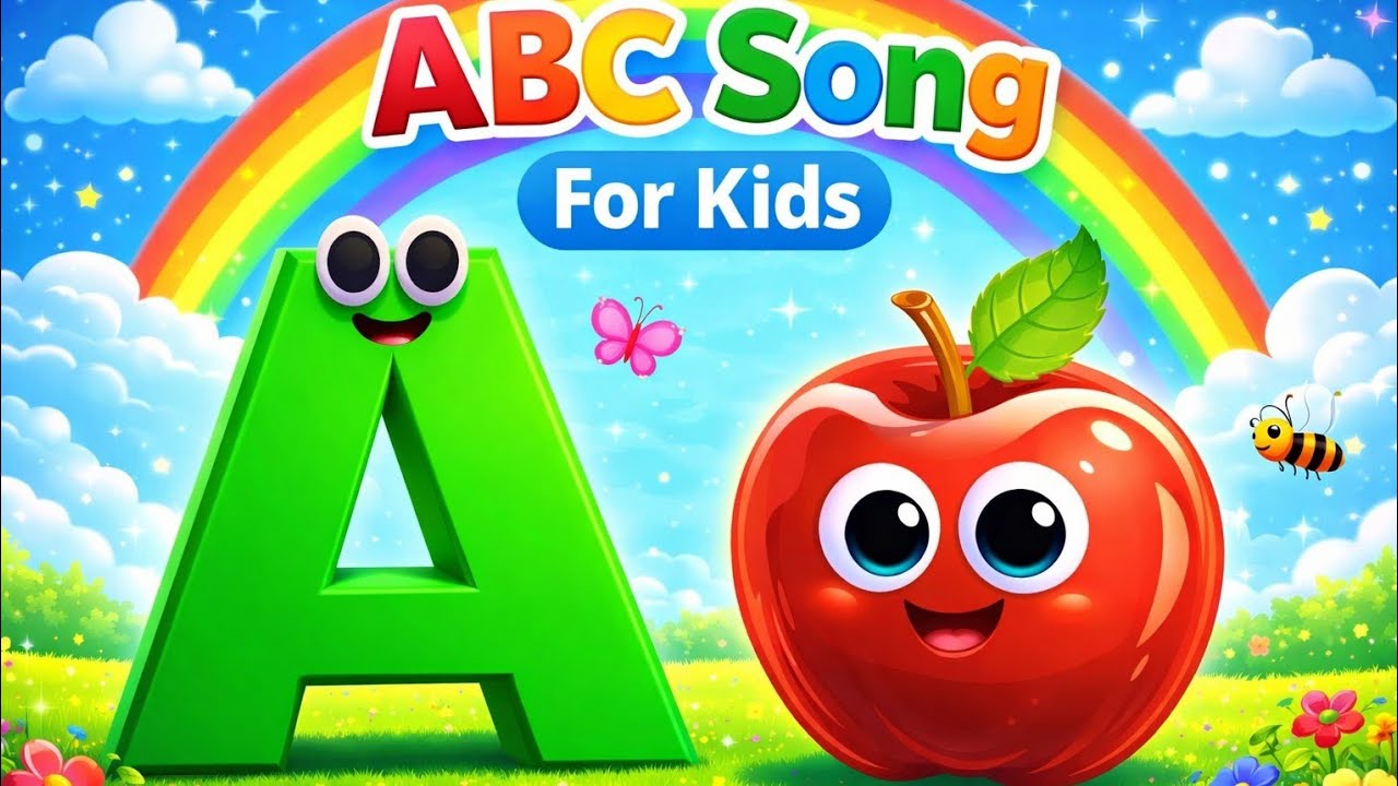 ABC Song for Kids | A for apple 🍎 | Alphabet Nursery Rhyme Bolo kids 
