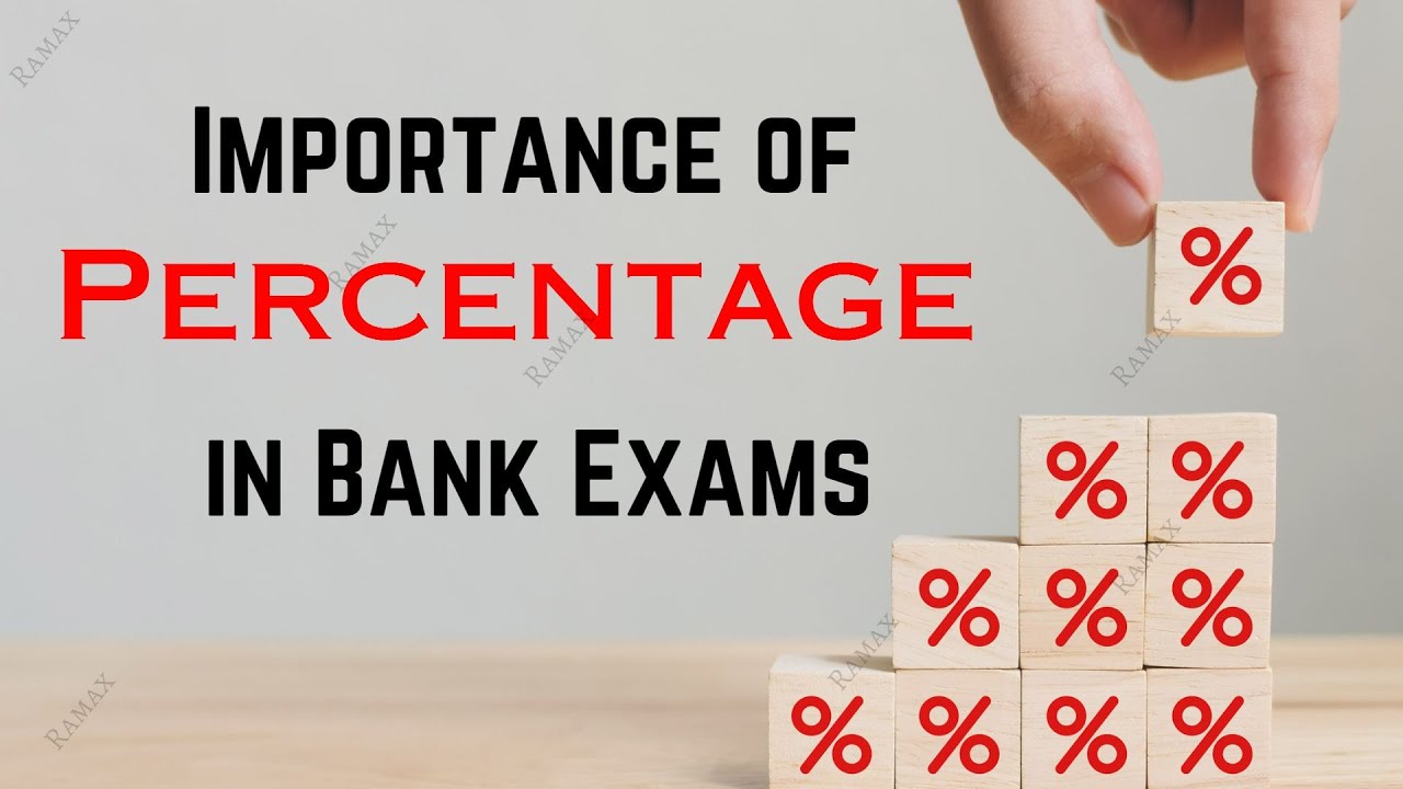 Importance of Percentage in BANK EXAMS