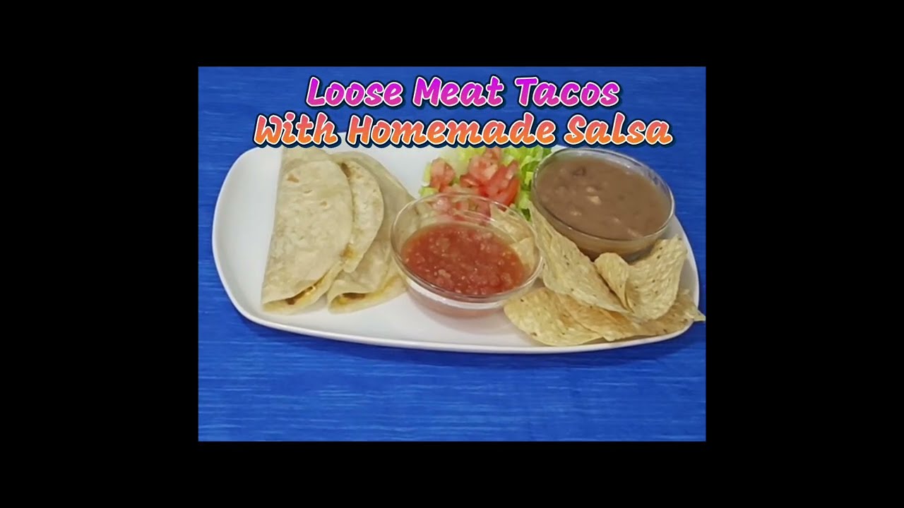 Loose Meat Tacos With Homemade Salsa Food Vlog 2.13.26.
