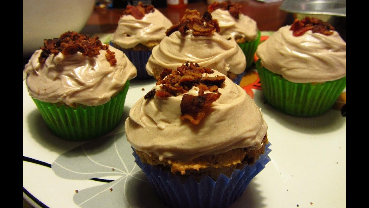 Decadent Bacon Maple Cupcakes