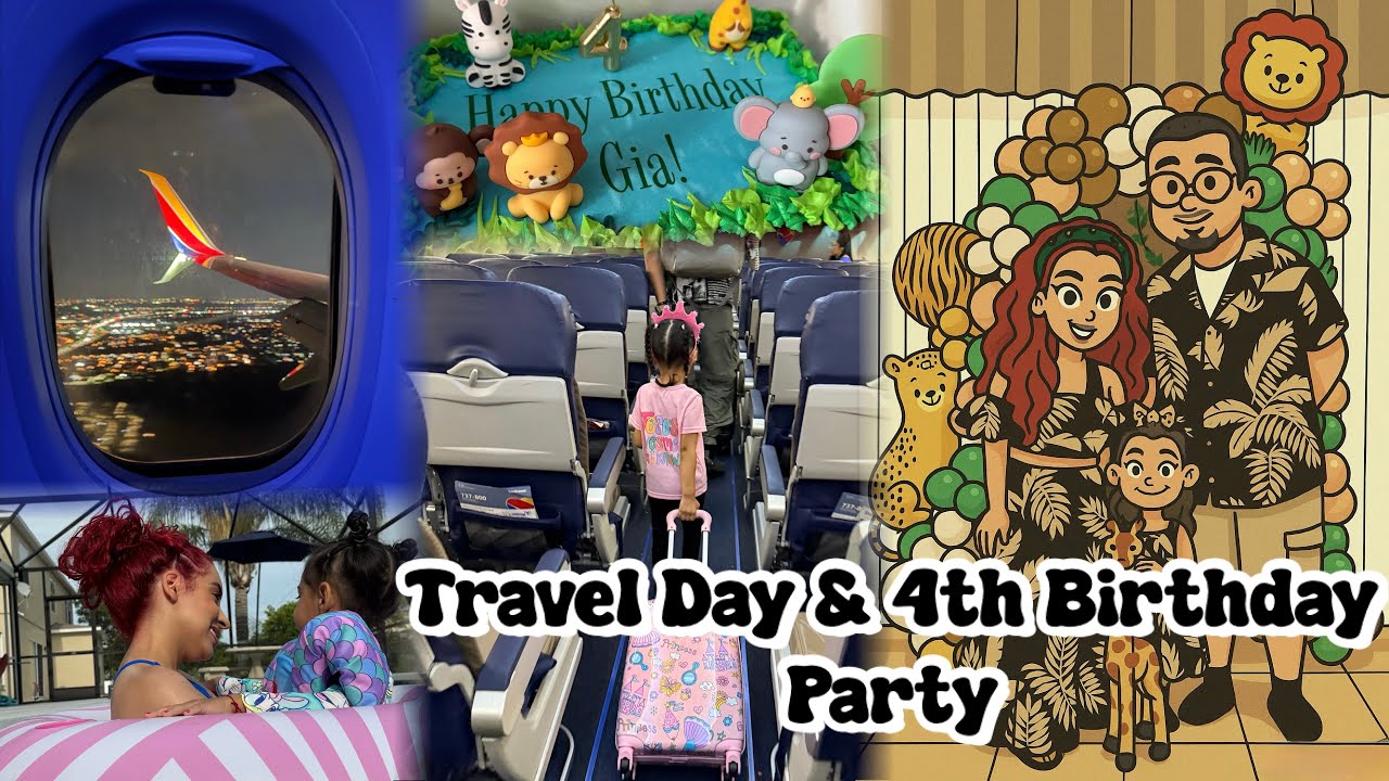 Travel Day & 4th Birthday Party - itspriscillamarie 