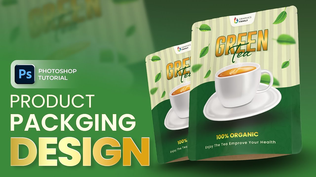 Tea Product Packing Design Tutorial