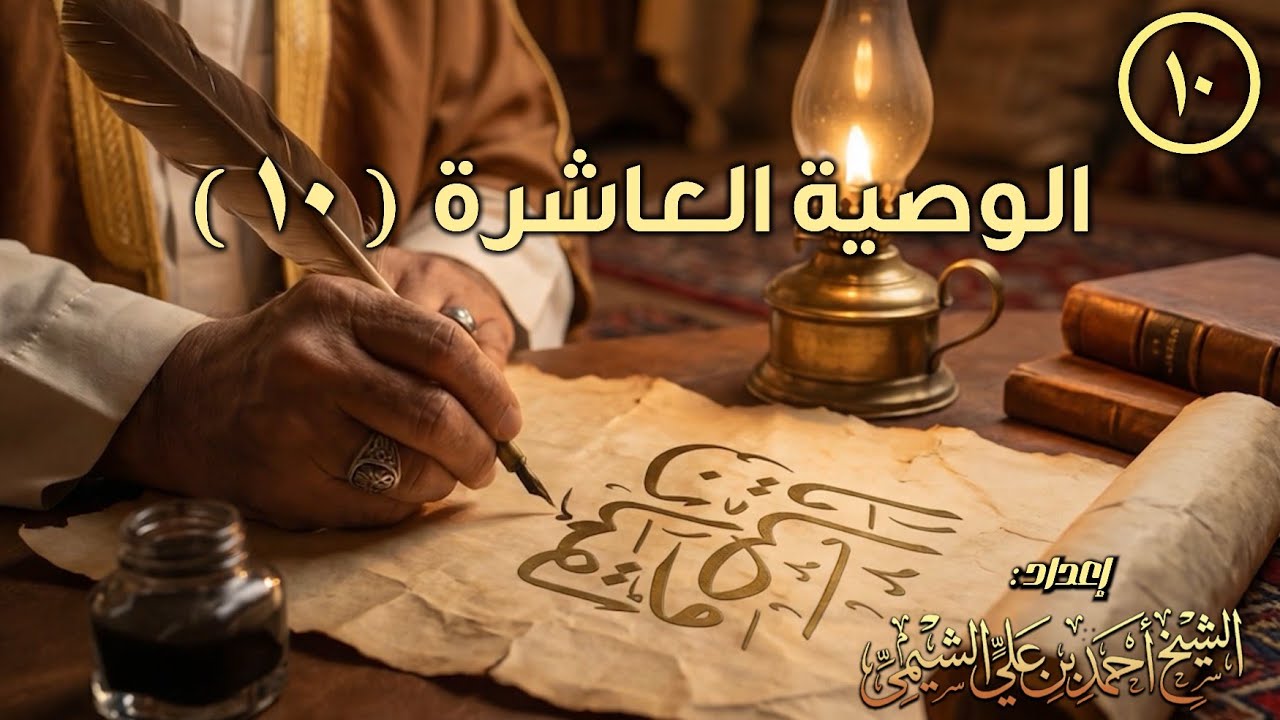 وصايا لقمان الحكيم ١٠ | أسباب الذرية الصالحة | للشيخ أحمد بن علي الشيمي