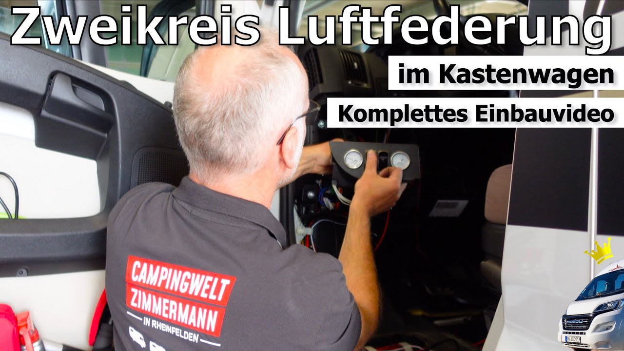 Einbau einer Linnepe Airlift Maxi in unseren Malibu Van