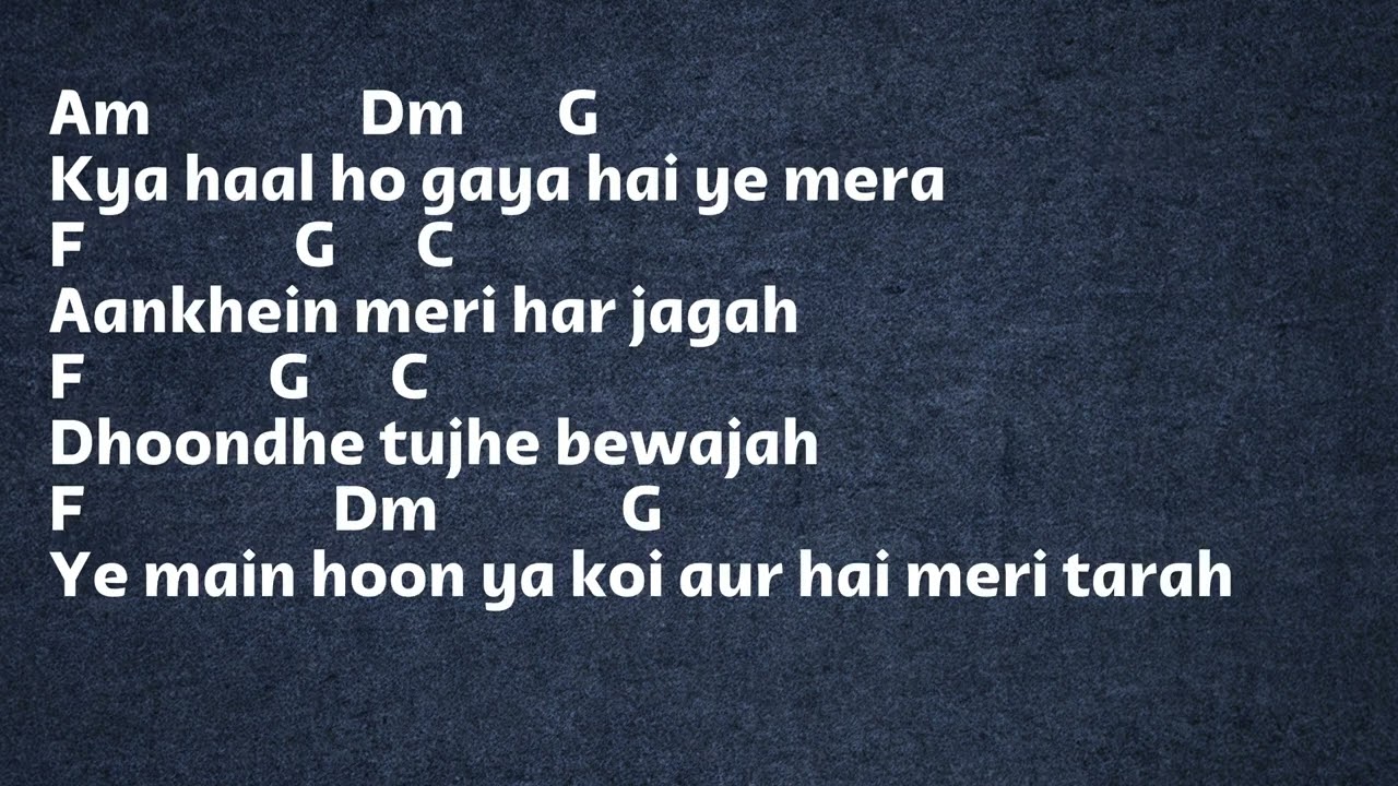 Kaise Hua - Kabir Singh -  Lyrics and chords