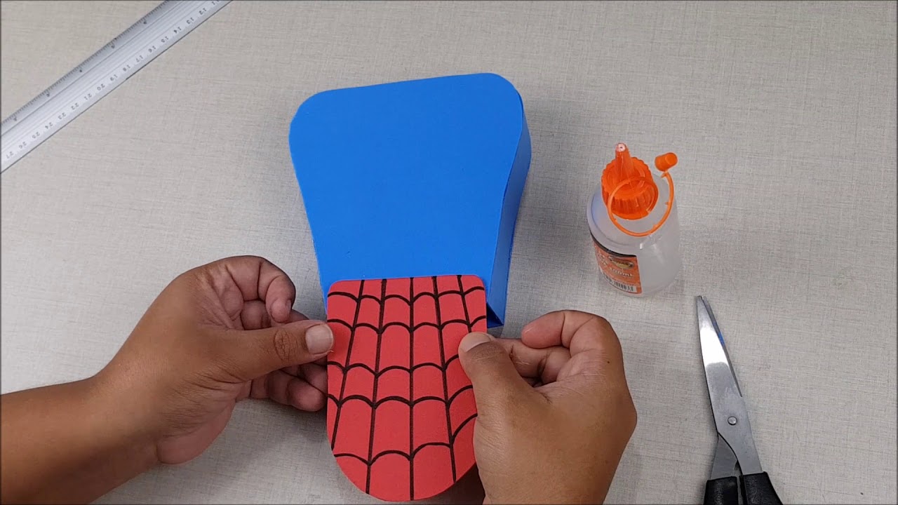 Lembrancinhas do Homem Aranha passo a passo