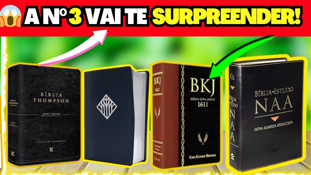 6 📖 Bíblias de Estudo que REALMENTE FUNCIONAM para Cristãos em 2025!