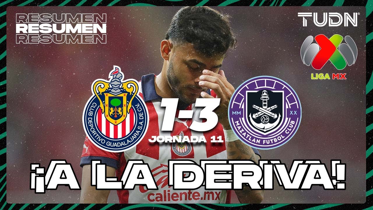 Resumen y goles | Chivas 1-3 Mazatl&aacute;n | AP2023-J11 | Liga Mx | TUDN