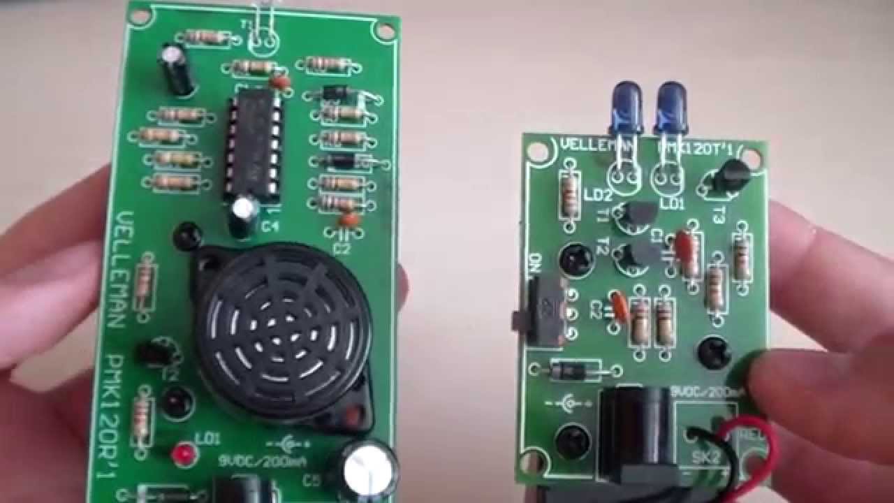 Velleman MK120 - Perfect HomeMade IR Light Barrier