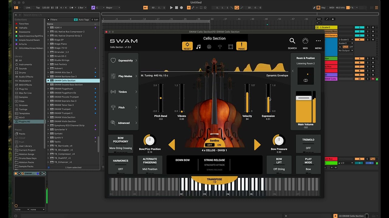 Swam Instruments NEW String Sections are now on iOS...this is a look at the desktop version