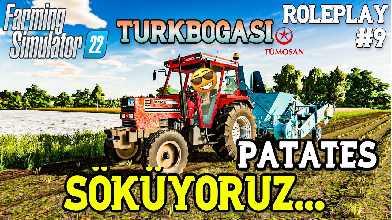 YENİ TRAKTORÜMÜZ TÜMOSAN İLE PATATES SÖKÜYORUZ || BÖLÜM 10
