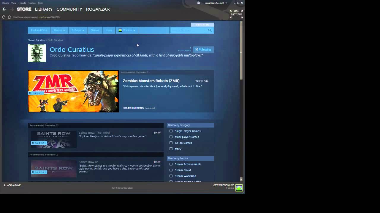 Curation on Steam, soon to have Internet Trolls
