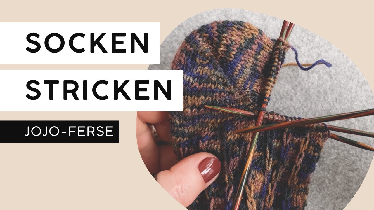 Socken stricken: Die Jojo-Ferse | garninchen • #sockenstricken