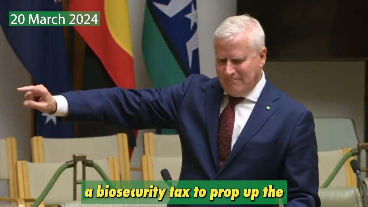 Opposing Labor's Biosecurity Tax