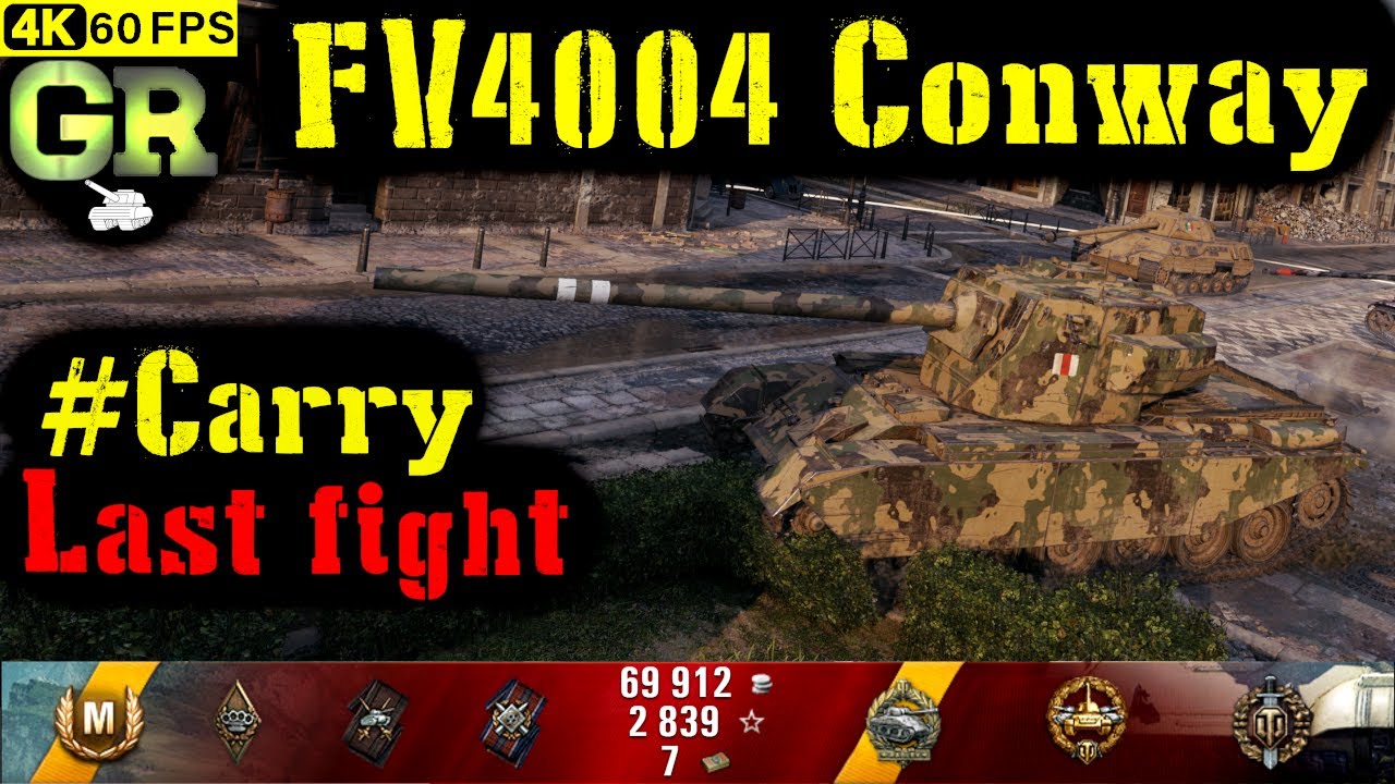 World of Tanks FV4004 Conway Replay - 9 Kills 5.7K DMG(Patch 1.4.1)