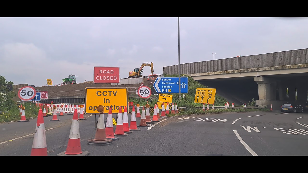 Driving on M4 Motorway 🛣 Thursday morning 13th May