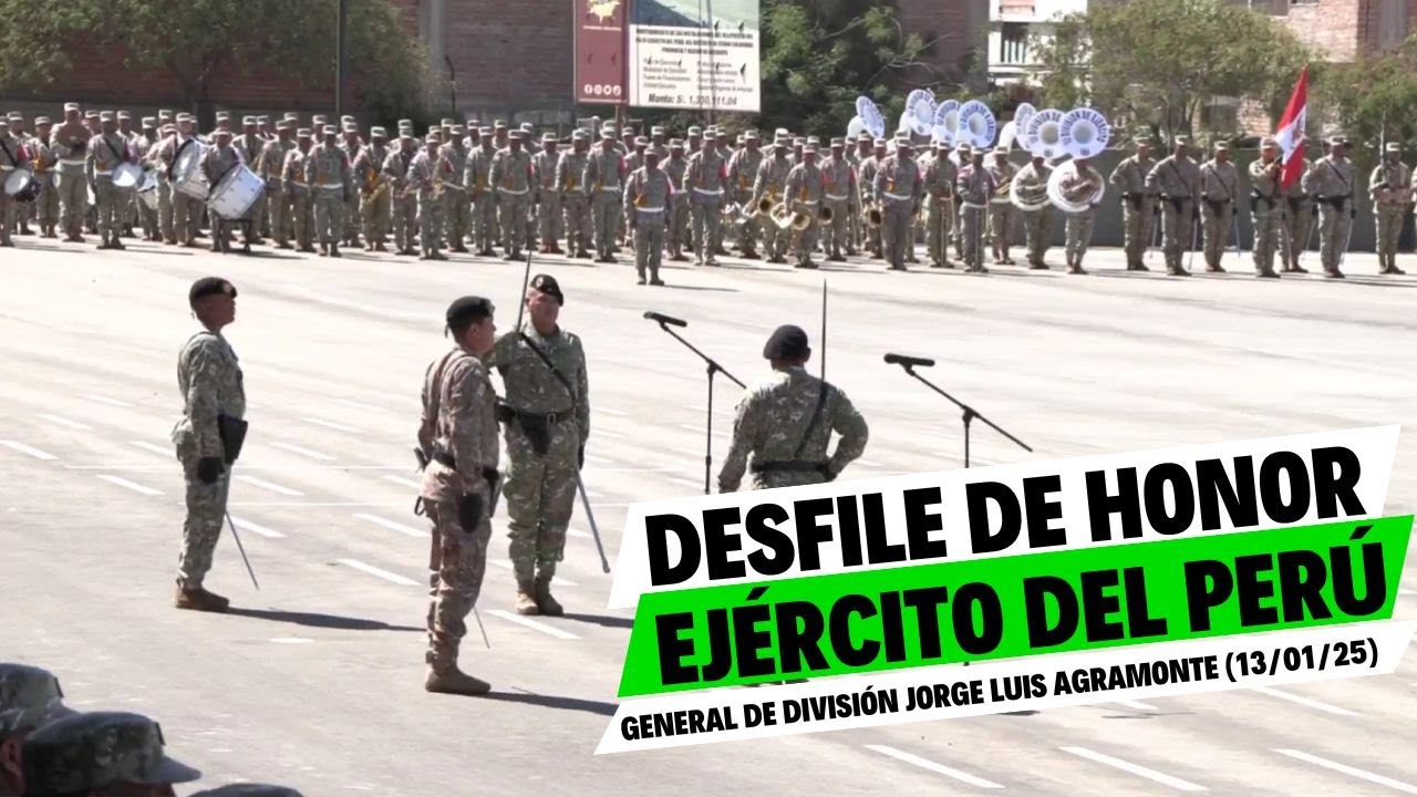 #Arequipa ||  Reconocimiento al Comandante General de la Tercera División de Ejército 2025