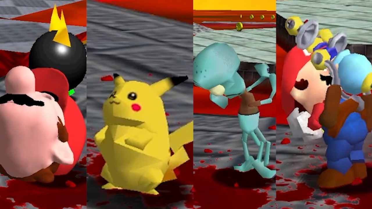 All Characters getting defeated in the Lava Course
